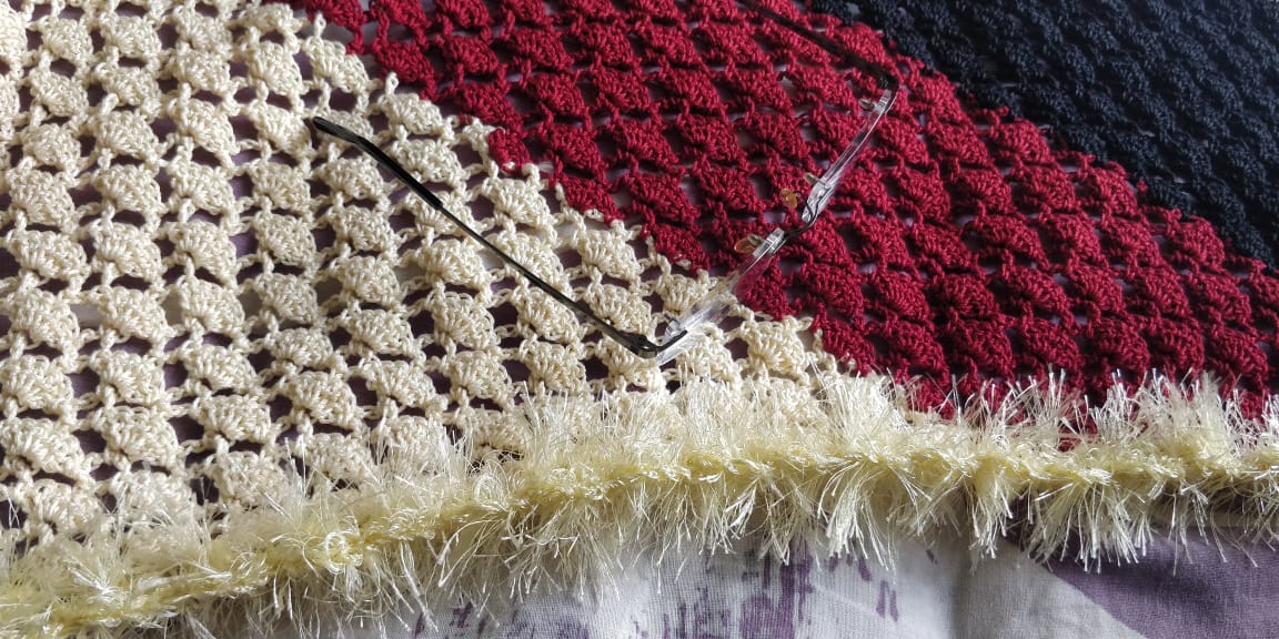 Handmade Crochet Stole Shawl Maheela Power Online Shopping Marketplace