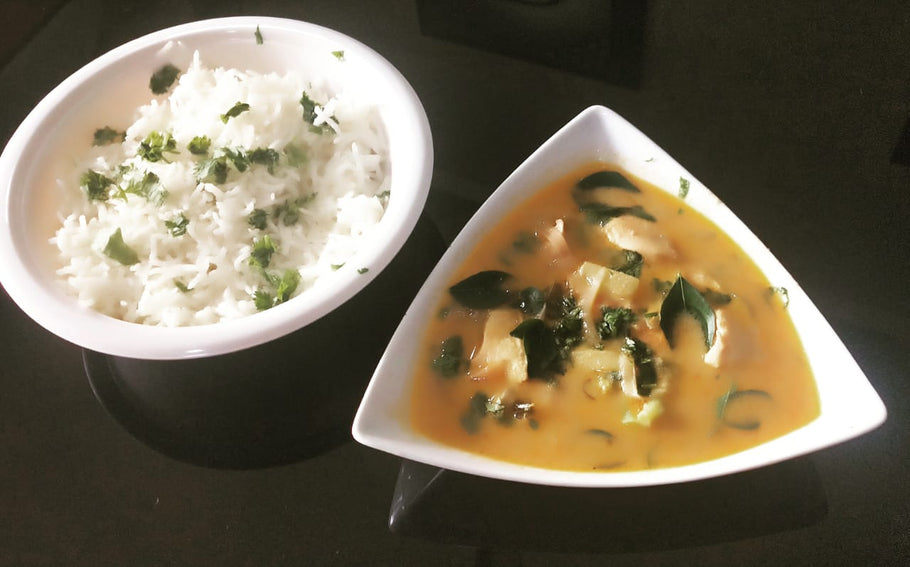 Nutritious Curry made by a budding 16-year old chef!