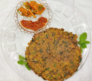 Fresh Bajra Methi Thepla (Pearl Millet Fenugreek Flatbread) - 10 nos.