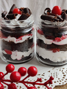 Black Forest Dessert Jar - Set of 2 (Delivery only in Chennai)