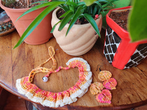 Handmade Crochet Jewellery - Choker Set