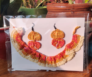 Handmade Crochet Jewellery - Choker Set