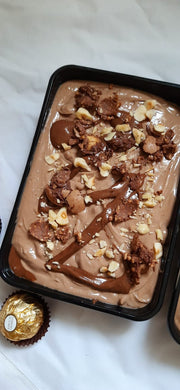 Homemade Ferrero Rocher Ice cream