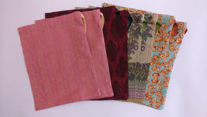 Gift Pouches / Thamboolam / Dryfruit Potlis - Set of 8 (GP0003)