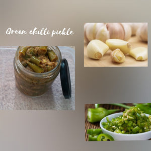 Homemade Green Chilli Pickle - 200gms