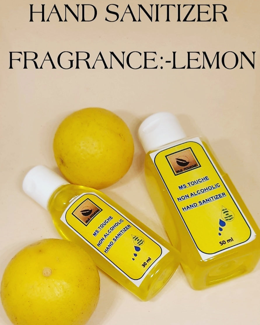 Hand Sanitizer - Lemon - Natural & Non-Alcoholic