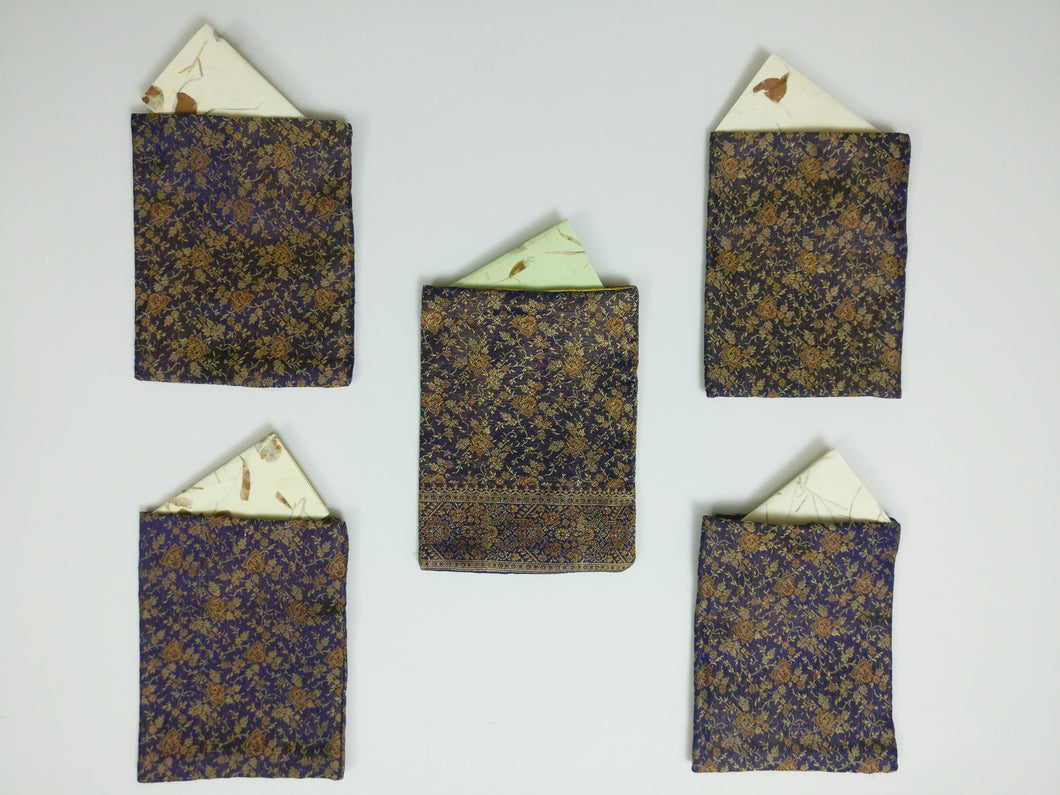 Money/Trinket Fabric Pouches - Set of 5 (ME0109)