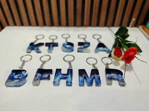 Personalized Resin Keychain | Purse Charm | Backpack Charm - Set of 2