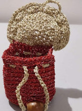 Load image into Gallery viewer, Crochet Trinket / Jewellery / Coin / Earbud Pouch
