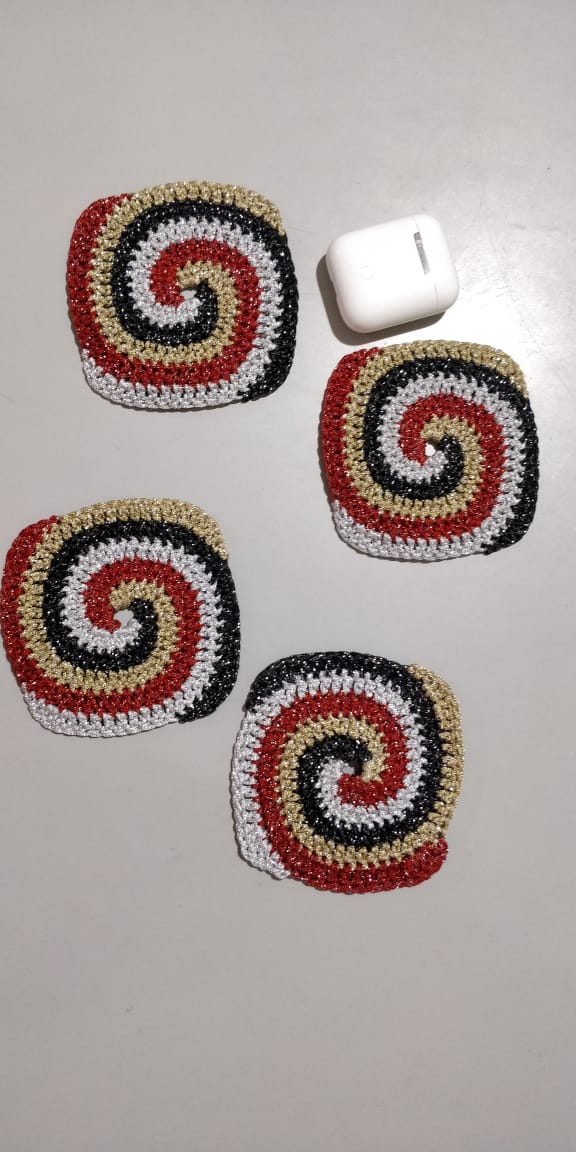 Crochet Coasters - Set of 4